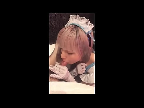 ❤️ Ídol japonès [mayuka], vestit de criada francesa, part 1, mamada i masturbació amb loció ❌ Vídeo de sexe a nosaltres ☑